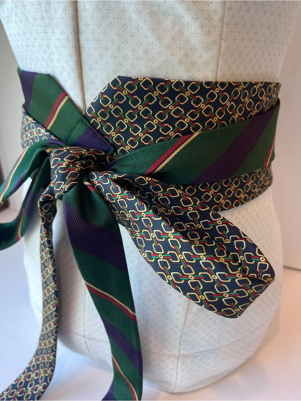 Upcycled Obi Belt Men’s Silk Tie